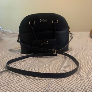 Navy Kate Spade purse and wallet